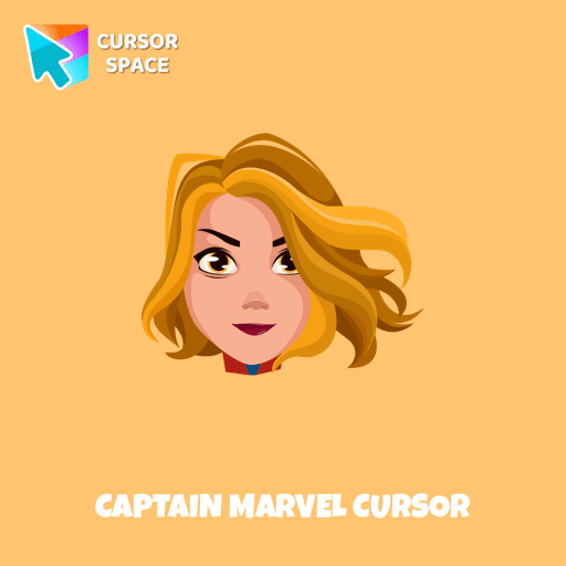 Captain Marvel cursor pointer cursor