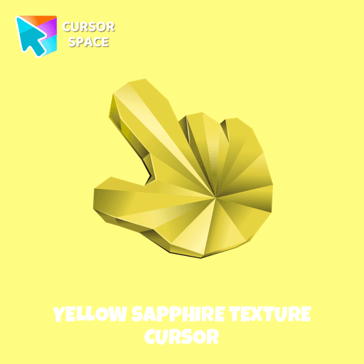 Yellow Sapphire Texture cursor pointer cursor